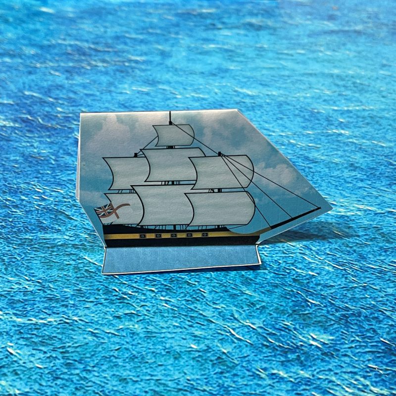 Paper sailship model